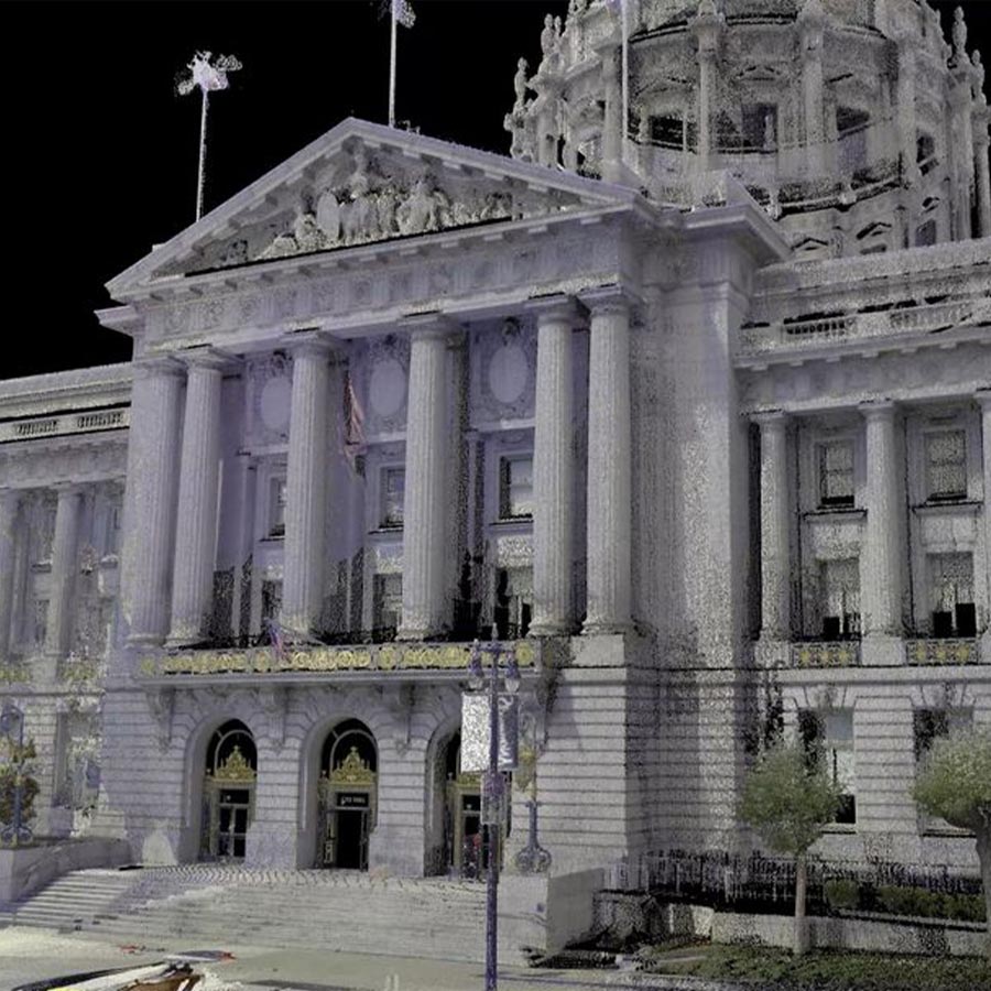 important government building 3d rendering