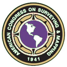 american congress on surveying & mapping emblem